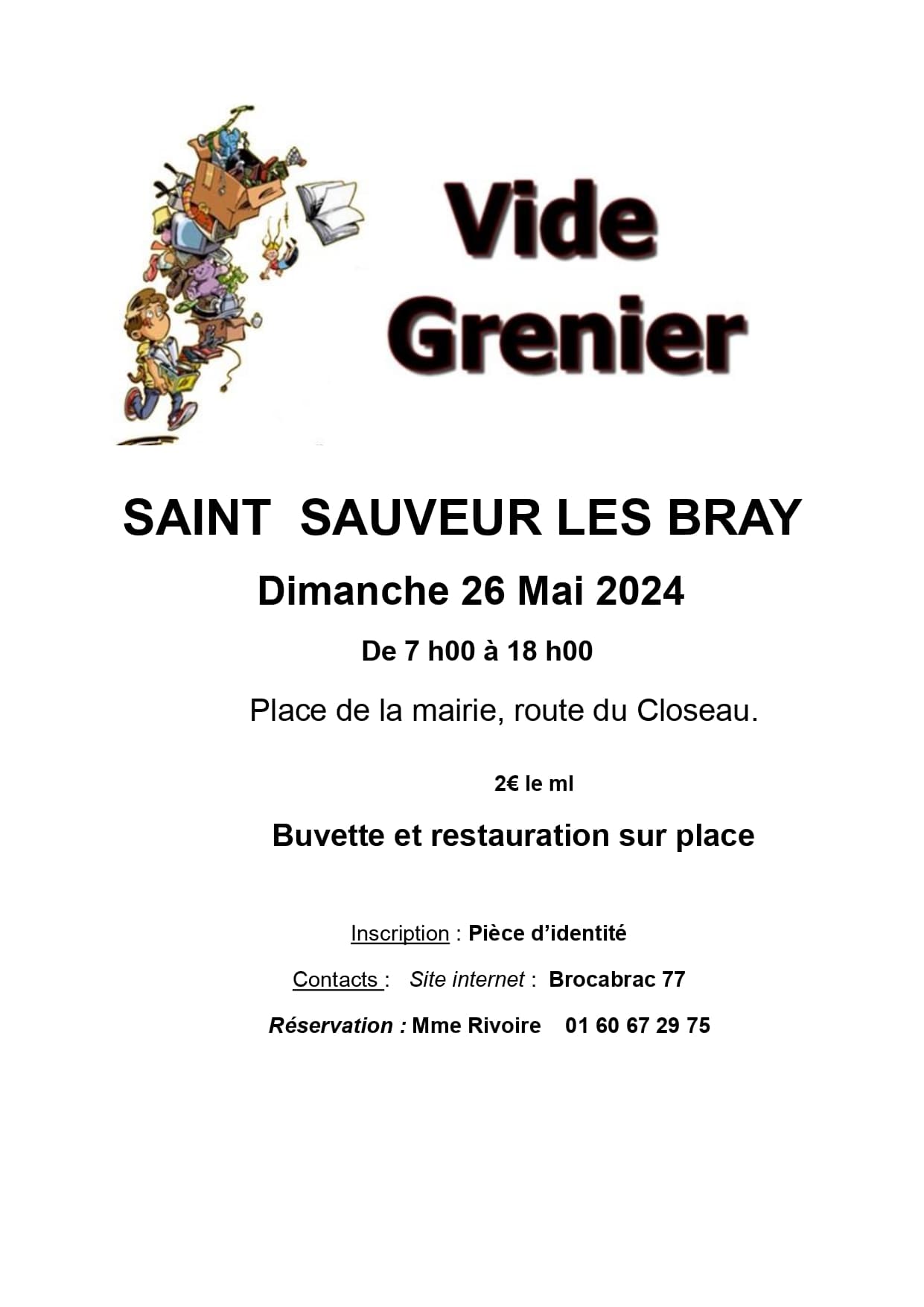Vide grenier Saint-sauveur-les-bray