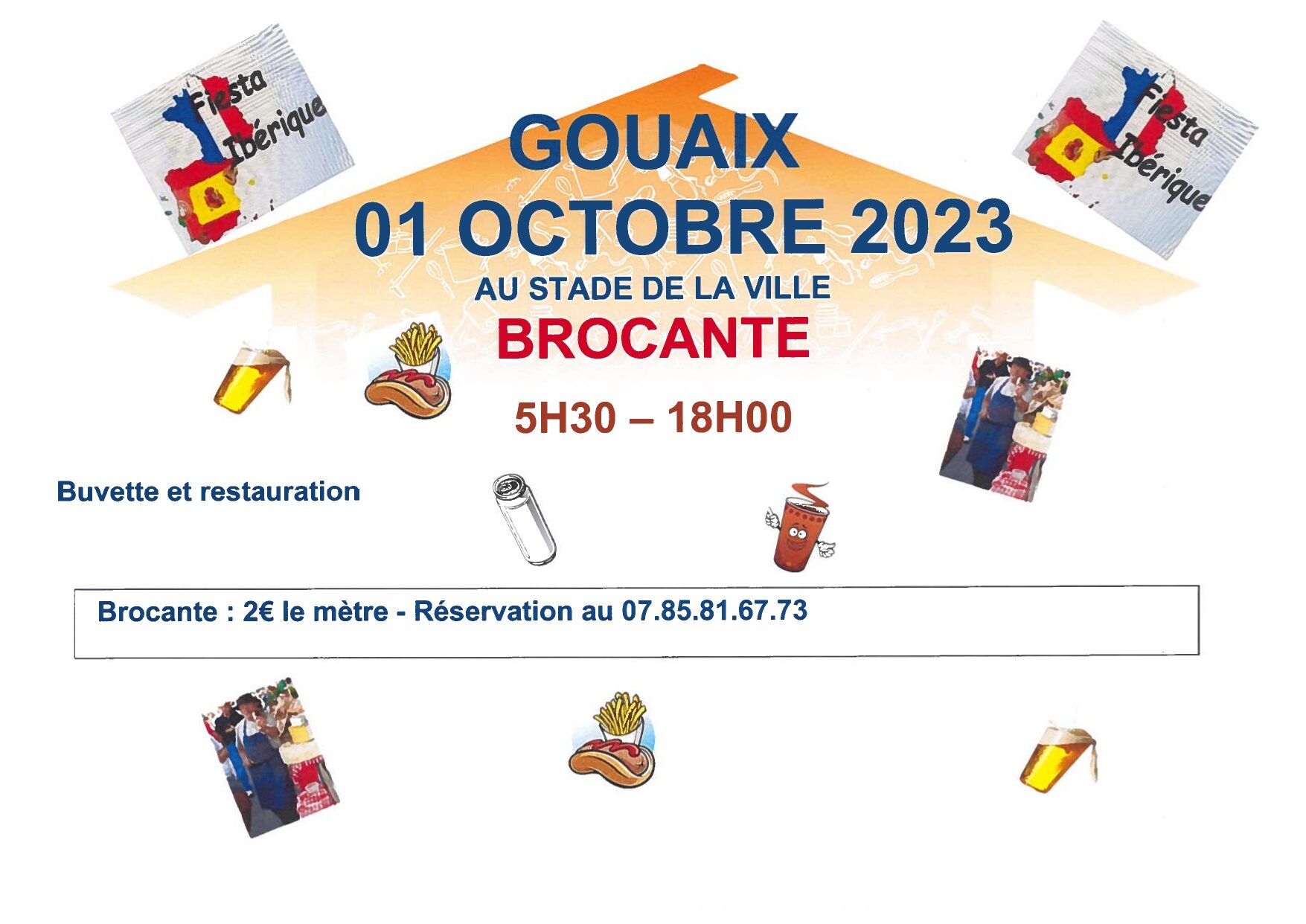 Brocante le 1er octobre 2023 à Gouaix