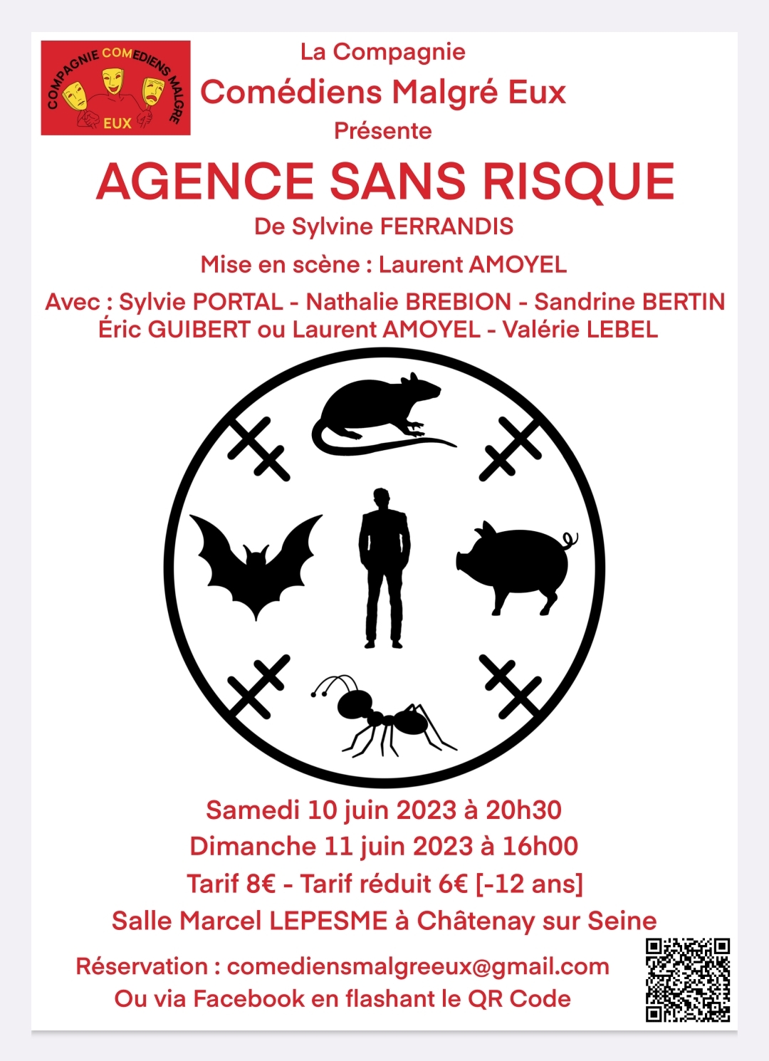 Théatre à Châtenay sur seine : Agence sans risques